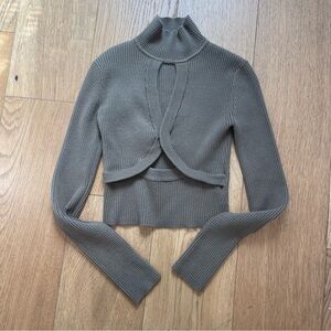 Zara cut out sweater top